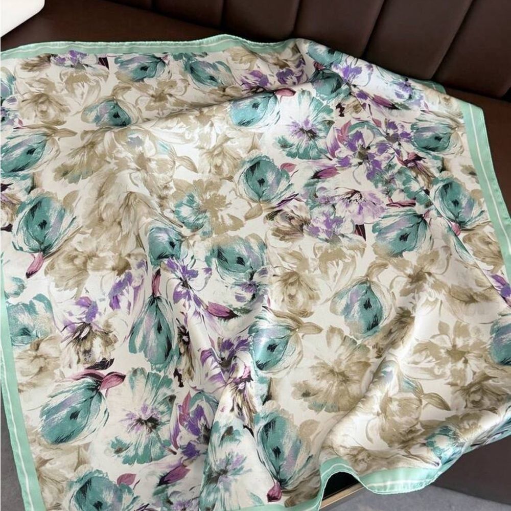 Floral Print Scarf S100